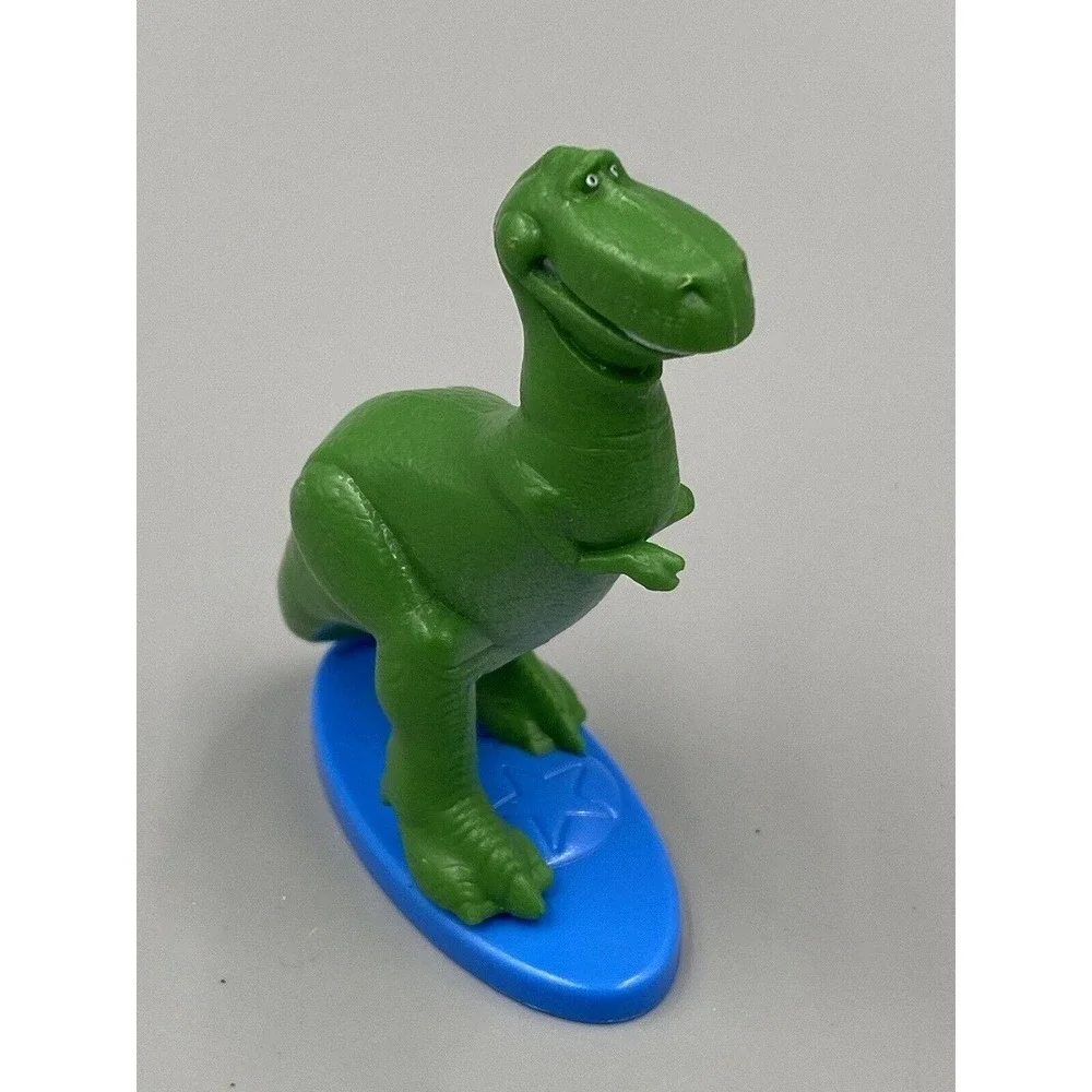 2019 Disney Pixar Toy Story Rex PVC Figure Cake Topper T-Rex Toy 2.25